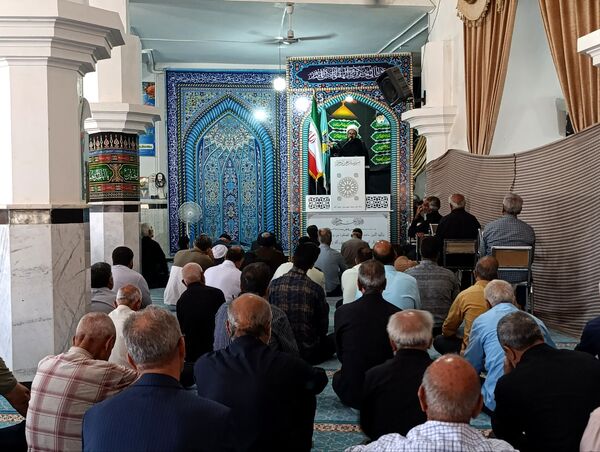 نماز عبادی سیاسی جمعه به امامت امام جمعه موقت شهرستان خلیل آباد