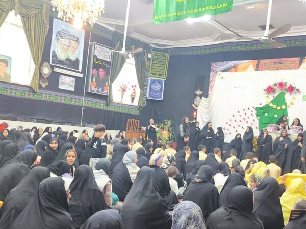 جشن میلاد حضرت زهرا(س) در تکیه علی اکبری فدافن