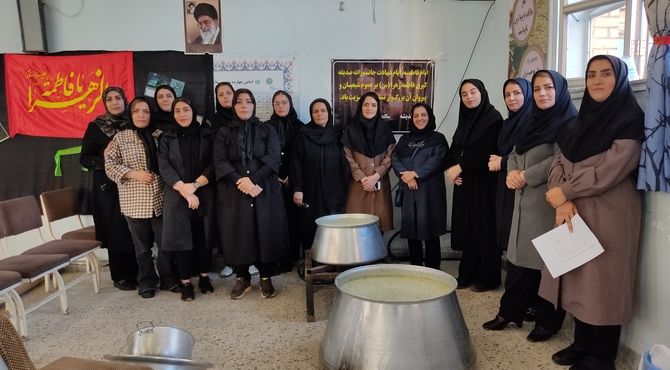  آیین بزرگداشت ایام فاطمیّه در دبیرستان دخترانه اندیشه یک اردبیل