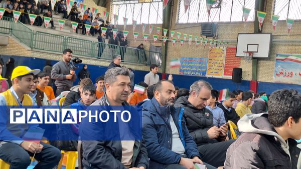 افتتاحیه استانی مسابقات ورزشی «جام اقتدار» یادواره شهدای دانش‌آموز جنگ ۱۲ روزه در آموزش‌وپرورش ناحیه ۴ کرج