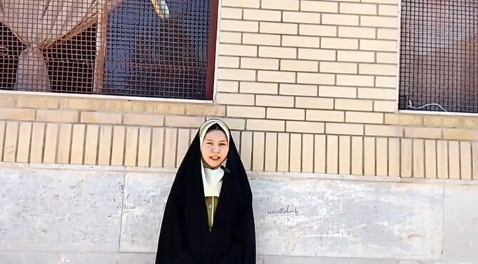 دانش‌آموزانی در قامت سرباز وطن