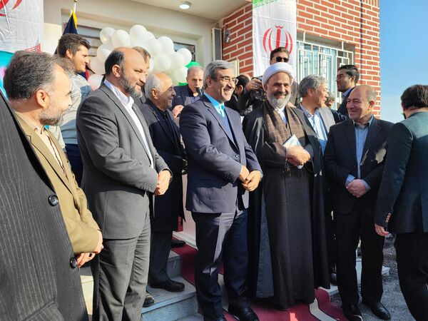 افتتاحیه نخستین مدرسه طرح حذف مدارس سنگی روستای طاهرآباد شهرستان مرزی کلات