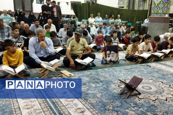 محفل انس با قرآن به‌مناسبت هفته وحدت در مسجد صاحب الزمان(عج) شهرک وحدت شهرستان فردیس