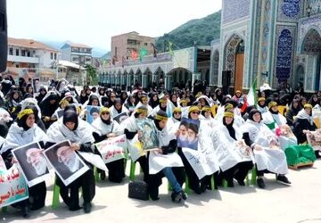 اجتماع زینبیون در سوادکوه