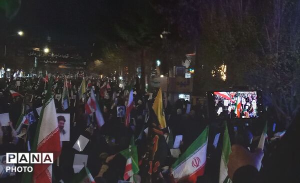 اجتماع بزرگ مردم شهرستان نیشابور و تشییع شهید جنگرمضان