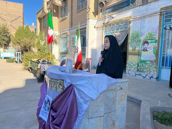  عزاداری به مناسبت دهه فاطمیه در مدرسه شهید محمدی پور خلیل آباد 
