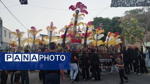 مراسم عزاداری عصر عاشورا در خلیل آباد 