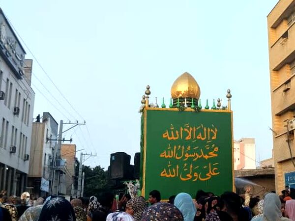 آیین سنتی منبر گردانی در شهرستان میناب 
