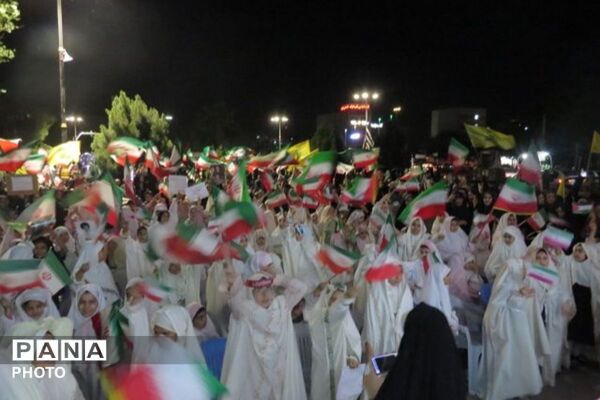بهشت در کف خیابان های شهر ری با حضور ریحانه های بهشتی