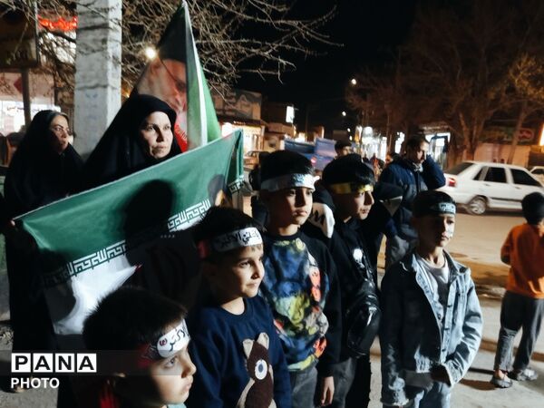 همبستگی مردم نیشابور در اجتماعات شبانه