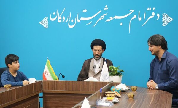 دیدار خبرنگاران پانا و بسیج رسانه با امام جمعه اردکان