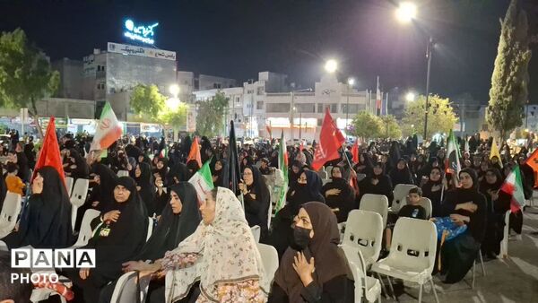 بازسازی مصائب «خرابه شام» در میدان امام حسین (ع) جم
