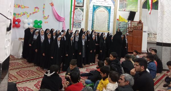 جشن ولادت حضرت مهدی (ع) در مسجد جامع شهر کندر