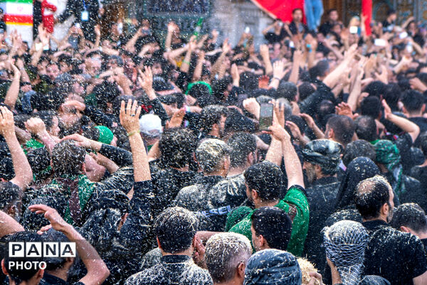 جلوه‌های ویژه از عزاداری هیات چهل اختران قم در روز عاشورا