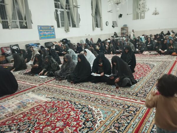 عزاداری شب شهادت حضرت زینب سلام الله علیه در‌ شهرستان خلیل آباد