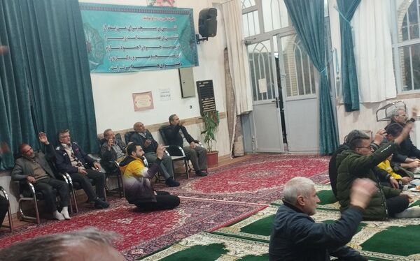 مراسم عید مبعث در مسجد النبی خلیل آباد
