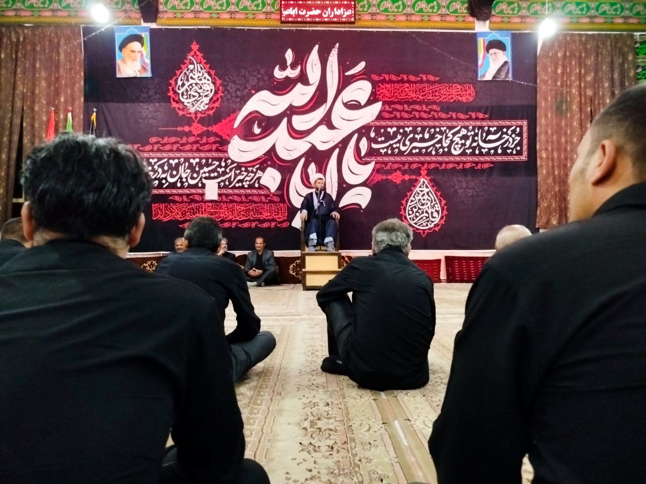 شور حسینی در هیئت شاهزاده قاسم ابن الحسن روستای فدافن