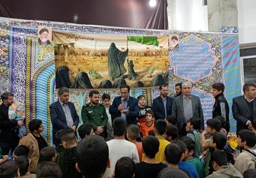 حضور مدیر کل آموزش و پرورش در جمع معتکفین دانش‌آموز یاسوج