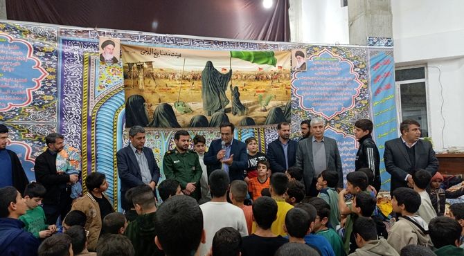 حضور مدیر کل آموزش و پرورش در جمع معتکفین دانش‌آموز یاسوج