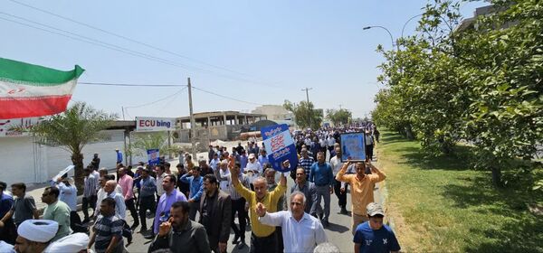 راهپیمایی خشم و نصر در سراسر استان کرمان