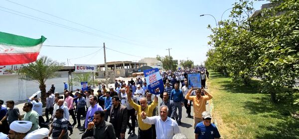 راهپیمایی خشم و نصر در سراسر استان کرمان