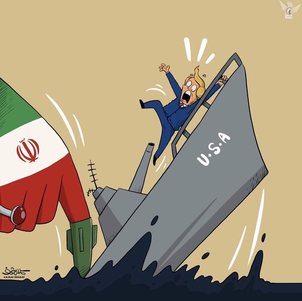 اقتدار ایران در قاب کاریکاتورهای کمال شریف