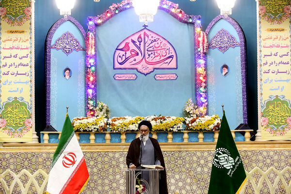 آیین خطبه خوانی خادمان حرم حضرت معصومه(س) به مناسبت روز قم