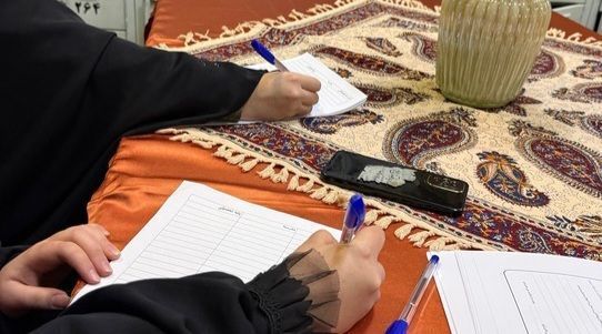 اعتکاف دختران در قاب مسجد امام محمد باقر (ع) تبریز