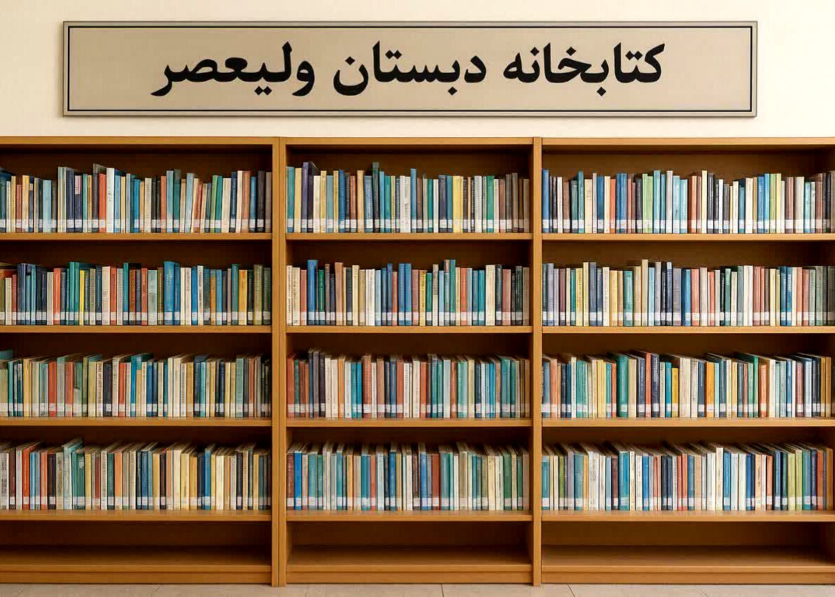 کتابخانه مدرسه ولیعصرِ فیروزکوه، در مکانِ تازه، جان گرفت