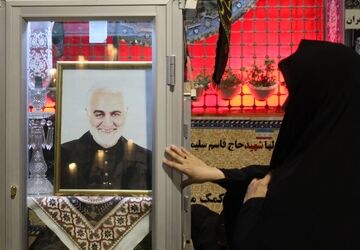 حال و هوای گلزار شهدای کرمان در روز اربعین