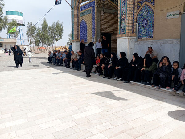 دسته عزاداری شهر جعفریه قم در سالروز شهادت امام جعفر صادق(ع)