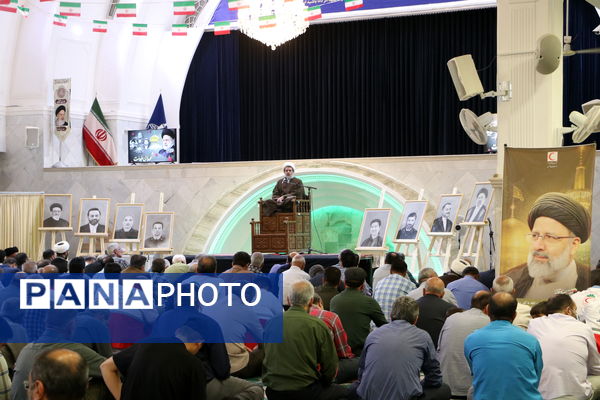 مراسم بزرگداشت شهدای خدمت در مسجد جامع شهرستان آباده 