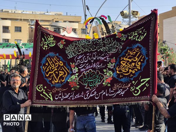 گلستان شهدا میزبان کاروان تاسوعای حسینی شد