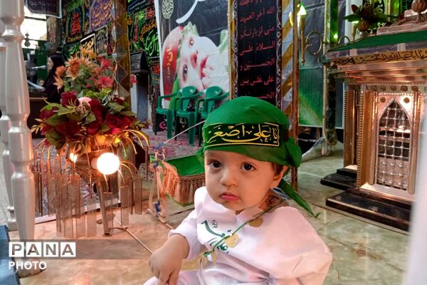 ندای «یا علی‌اصغر (ع)» از شیرخوارگان حسینی در زرقان