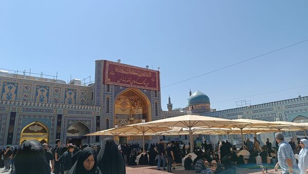مراسم پیاده‌روی جاماندگان اربعین از میدان پانزده خرداد تا حرم مطهر رضوی