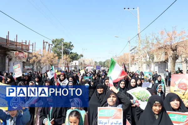 راهپیمایی روز قدس در شهرستان رشتخوار