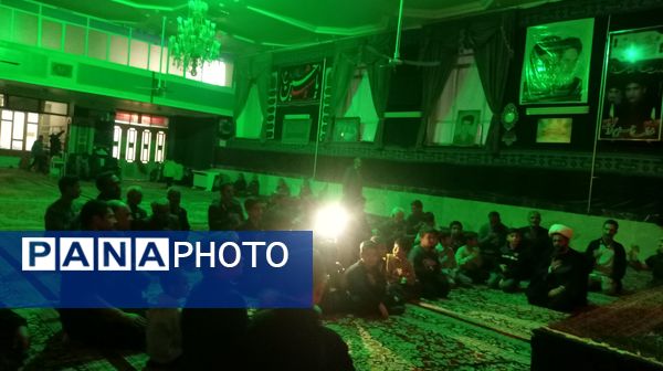  مراسم عزاداری دهه اول فاطمیه (س) در تکیه علی اکبری فدافن