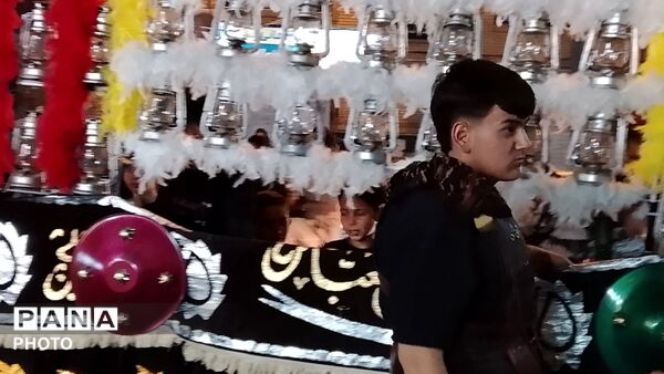 مراسم عزاداری حضرت رقیه(س) در مقابل مسجد المهدی شهر فردوسیه