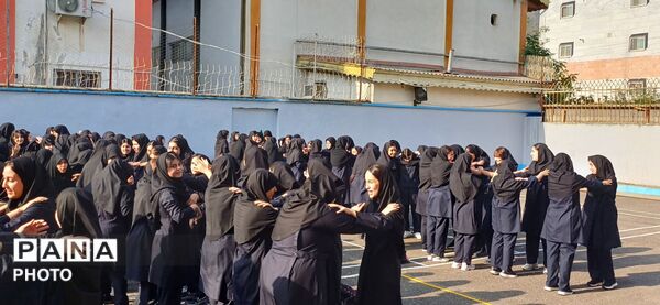 آئین بازگشایی در مدرسه فرهنگ امام خمینی رشت