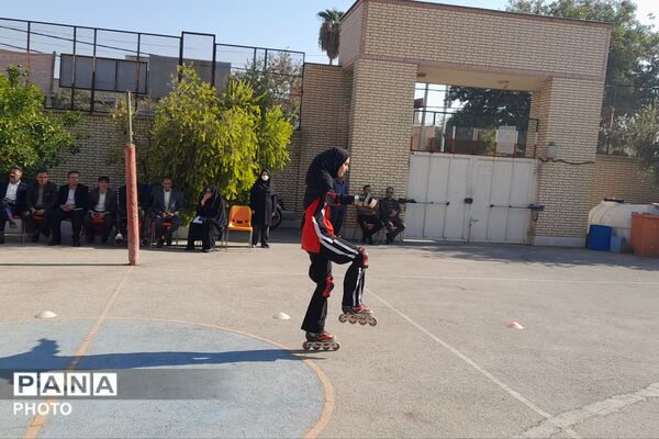 افتتاحیه هفته تربیت بدنی در دبیرستان شاهد فیض