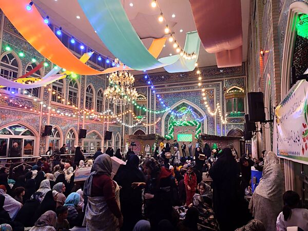 جشن باشکوه ولادت حضرت فاطمه زهرا (س) و روز مادر در نیشابور در تکیه ابوالفضلی