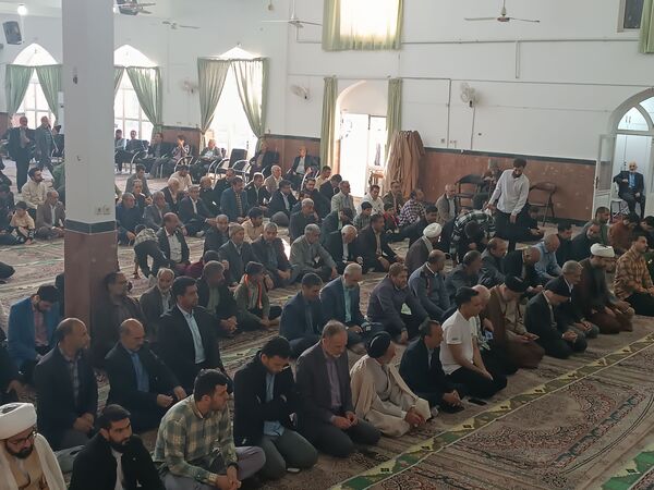 پایان یک ماه بندگی خداوند و نماز عید فطر در گناباد