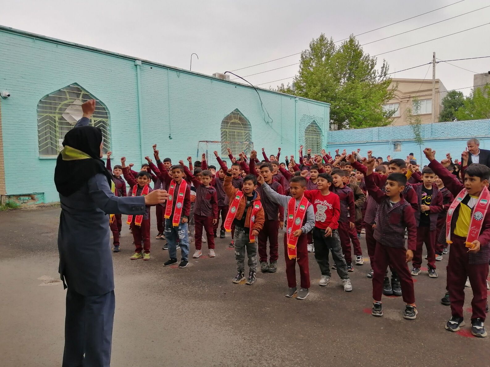 کارناوال شادی در دبستان دوره اول شهید فهمیده آشخانه