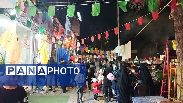 گذری بر فعالیت چایخانه امیر المومنین در شب میلاد حضرت مهدی ( عج)