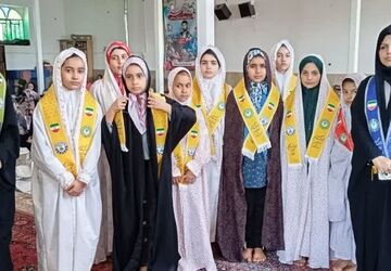 مراسم اعتکاف در مسجد امام حسین(ع) روستای تپه گجی منطقه بیرانوند