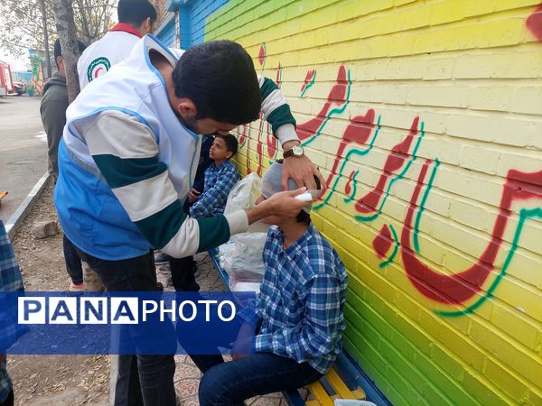 مانور زلزله و ایمنی در مدارس شهرستان ورامین 