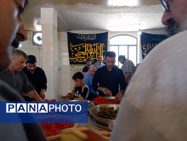 دسته عزاداری شهر جعفریه قم در سالروز شهادت امام جعفر صادق(ع)