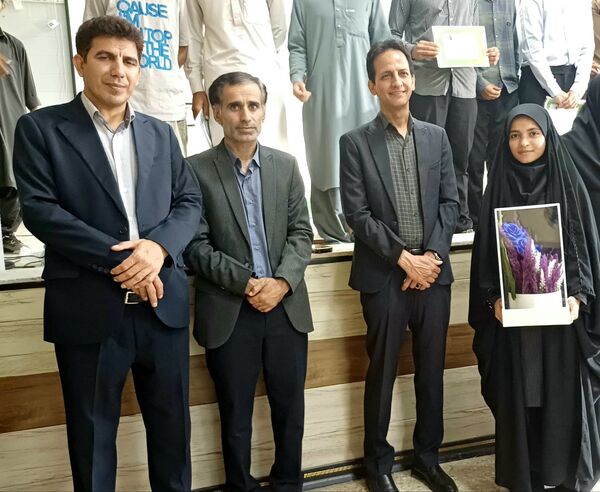 درخشش دانش‌آموزان نخبه قلعه‌گنج در جشن تقدیر کانون قلم‌چی