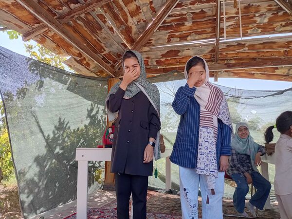 اردوی قرآنی ویژه قرآن آموزان روستای نقاب در کاشمر