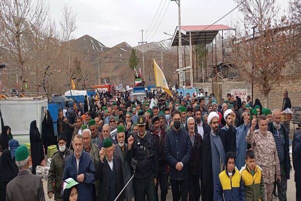 راهپیمایی یوم‌الله ۲۲بهمن ماه،  سالگرد ۴۷سالگی انقلاب اسلامی در شهر بار
